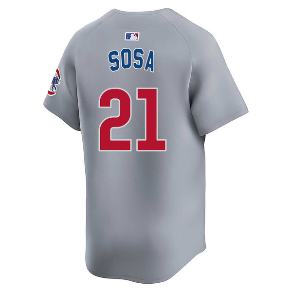 Chicago Cubs Sammy Sosa Nike Road Vapor Limited Jersey With Authentic Lettering