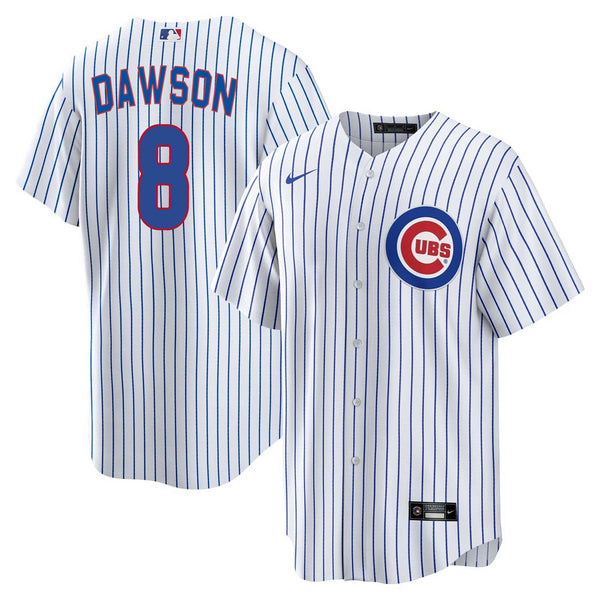 Chicago Cubs Andre Dawson Nike Home Replica Jersey w/ Authentic Lettering