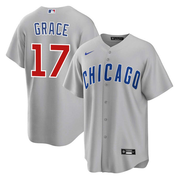 Chicago Cubs Mark Grace Nike Road Replica Jersey w/ Authentic Lettering