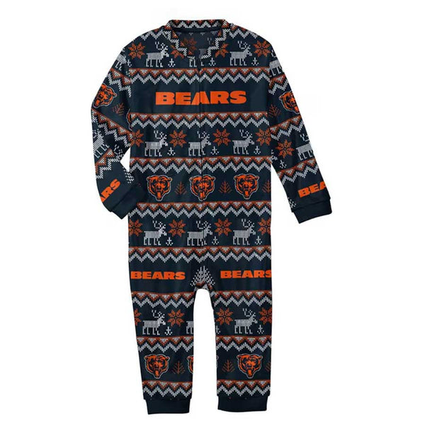 Chicago Bears Infant Ugly Sweater Coverall