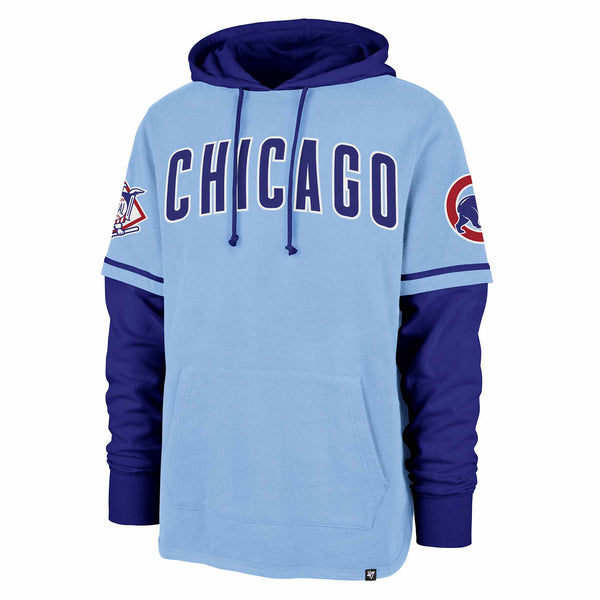 Chicago Cubs Carolina Blue Trifecta Shortstop Pullover Hooded Sweatshirt