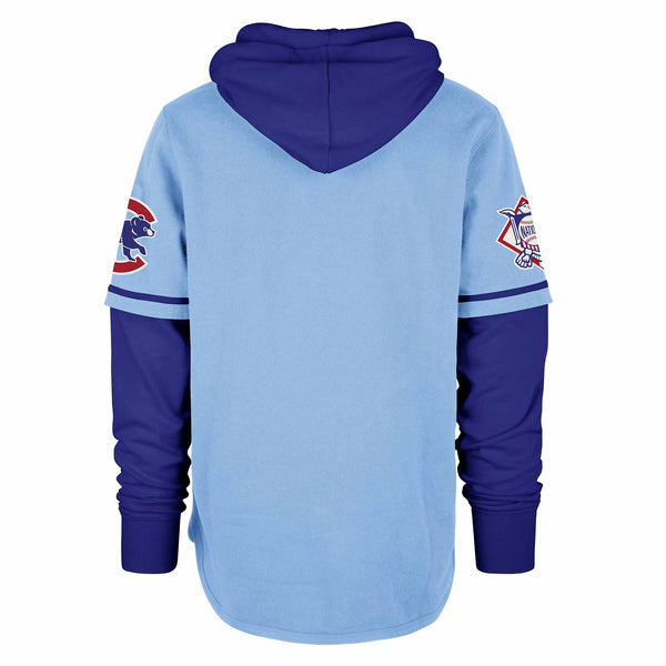 Chicago Cubs Carolina Blue Trifecta Shortstop Pullover Hooded Sweatshirt