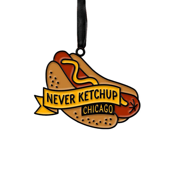 Chicago Hot Dog Ornament