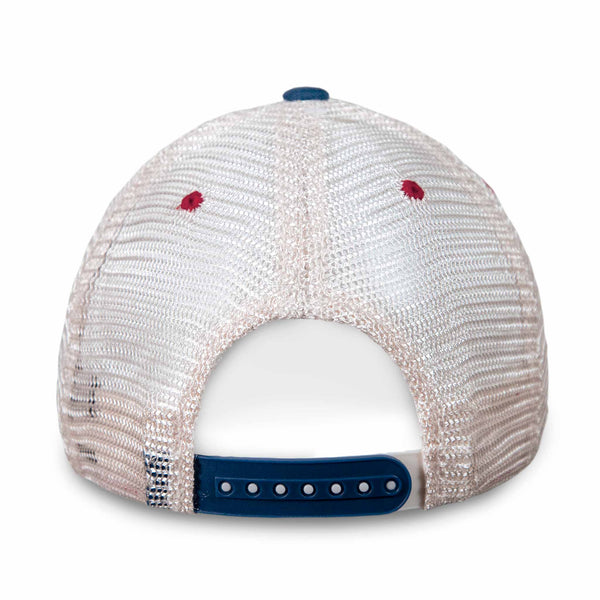 Wrigley Field University Tri-Colored Trucker Cap