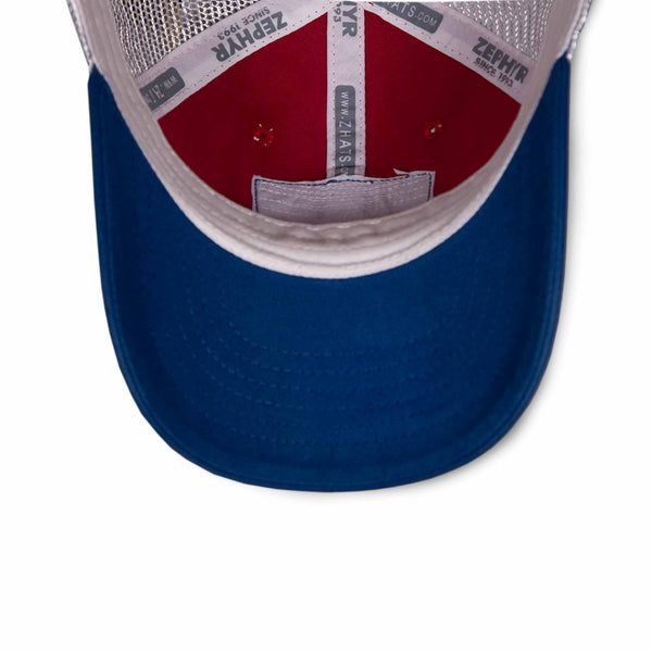 Wrigley Field University Tri-Colored Trucker Cap