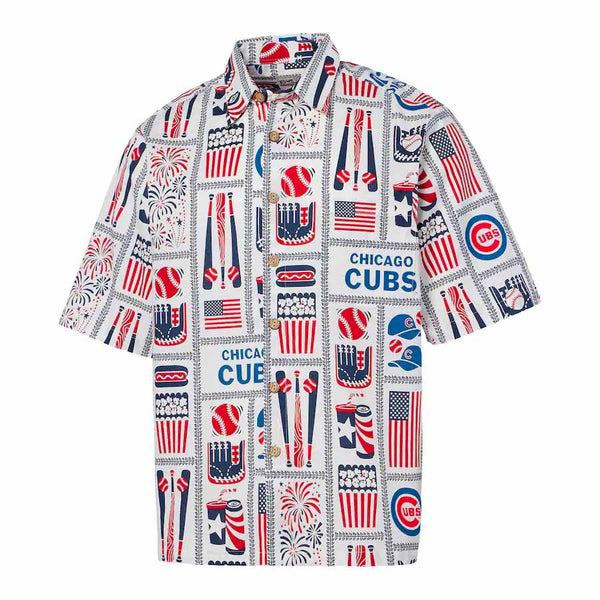 Chicago Cubs Americana Hawaiian Shirt