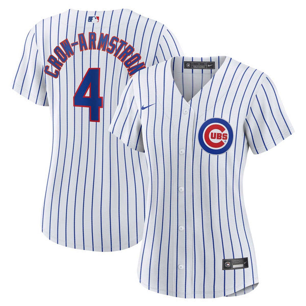 Chicago Cubs Pete Crow-Armstrong Women's Home Nike Vapor Limited Jersey