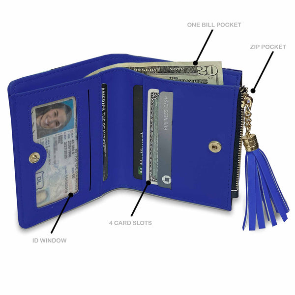 Chicago Cubs Bullseye Tassel Wallet