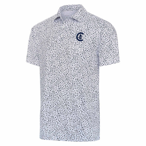 Antigua Chicago Cubs 1911 Navy Motion Polo Small