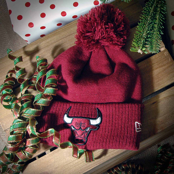 Chicago Bulls 2022-23 City Edition Alternate Pom Knit Hat