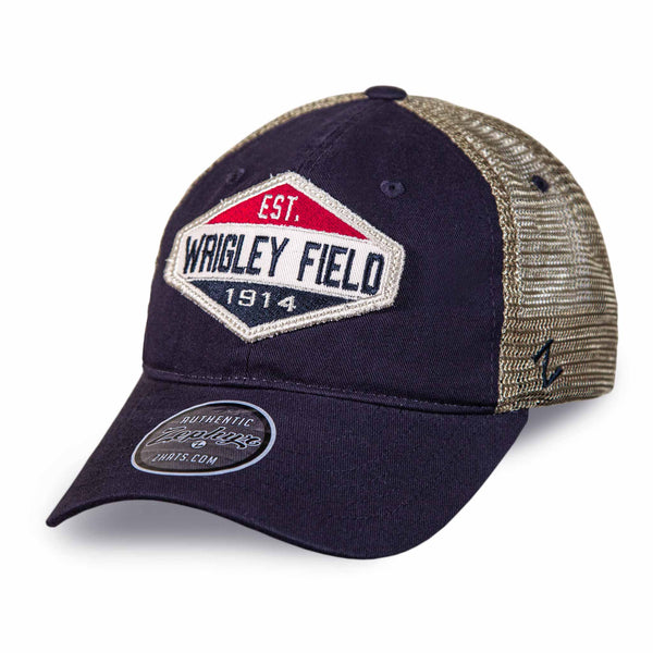 Wrigley Field Scholarship Navy Trucker Cap