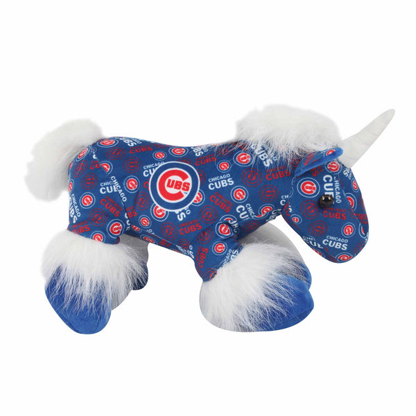 Chicago Cubs Mini Print 9.5" Plush Unicorn