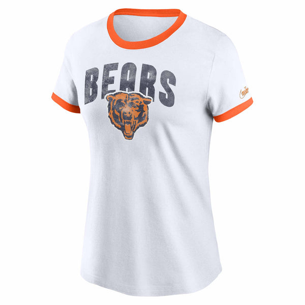Chicago Bears Ladies Nike Rewind Ringer T-Shirt XX-Large