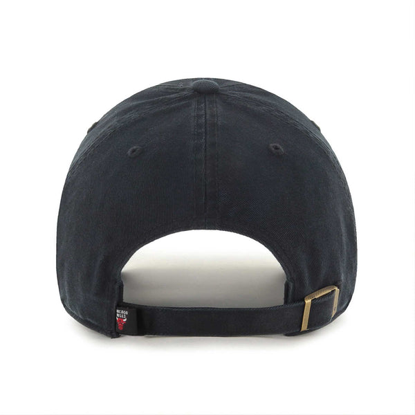 Chicago Bulls Black Cleanup Adjustable Cap