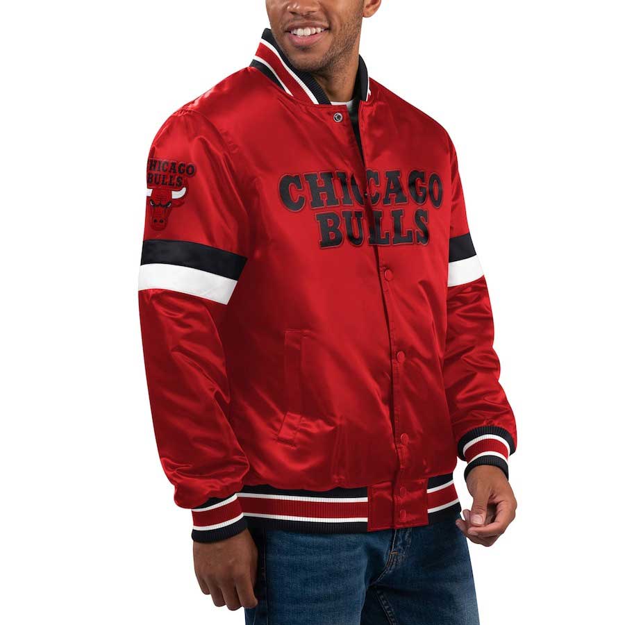 Chicago Bulls Starter Home Game Satin Jacket – Wrigleyville Sports