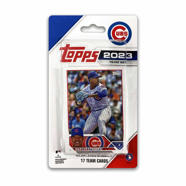Chicago Cubs Topps 2023 Team Baseball Card Set