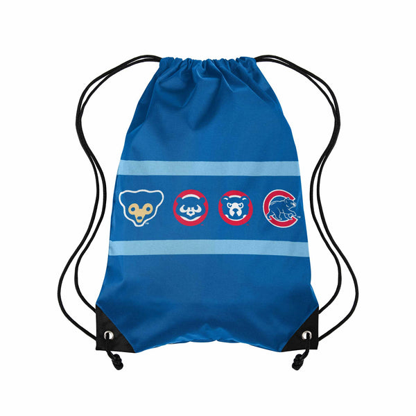 Chicago Cubs Multilogo Drawstring Bag