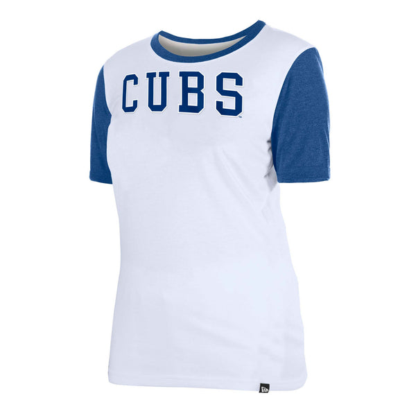 Chicago Cubs Women's Two Sided Bullseye T-Shirt