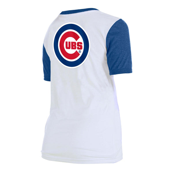 Chicago Cubs Women's Two Sided Bullseye T-Shirt