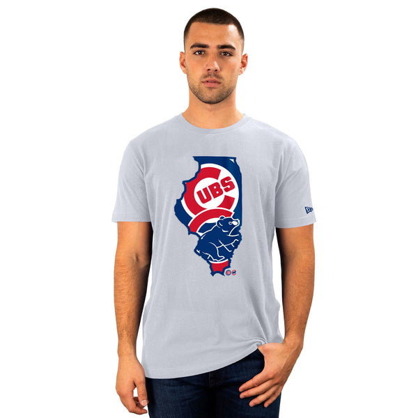 Chicago Cubs Illinois Dual Logo T-Shirt