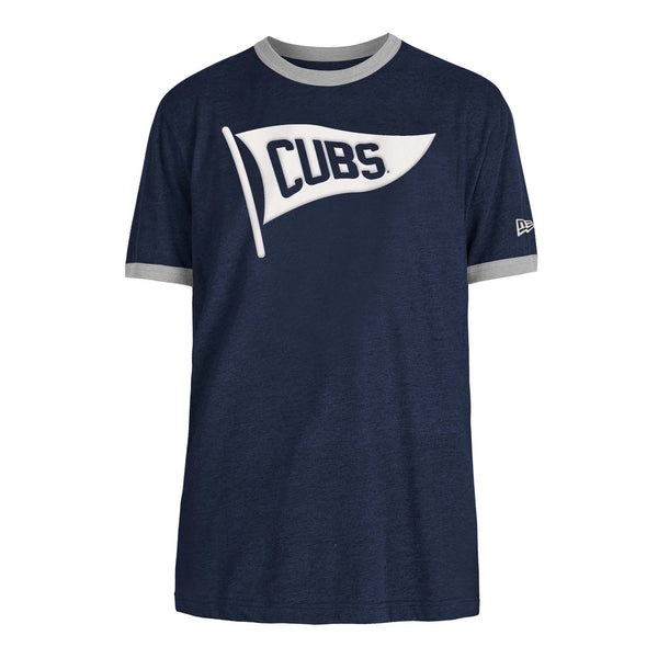 Chicago Cubs Double Sided Pennant Ringer 1914 T-Shirt