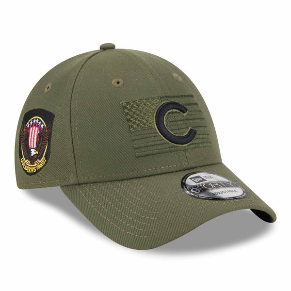Chicago Cubs 2023 Armed Forces Day 9FORTY Adjustable Cap
