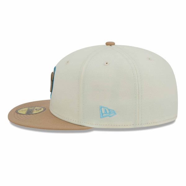 Chicago Cubs City Connect Cream Wordmark 59FIFTY Fitted Cap