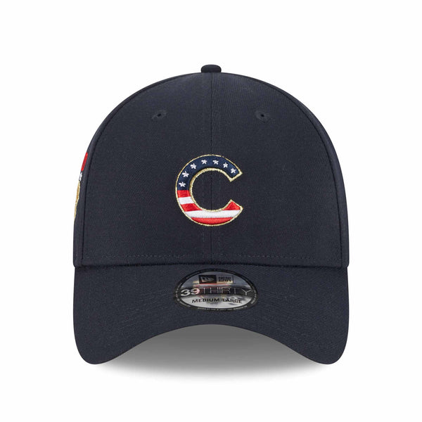 Chicago Cubs 2023 4th Of July 39THIRTY Stretch Fit Cap