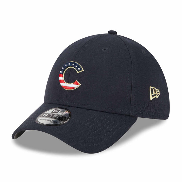 Chicago Cubs 2023 4th Of July 39THIRTY Stretch Fit Cap