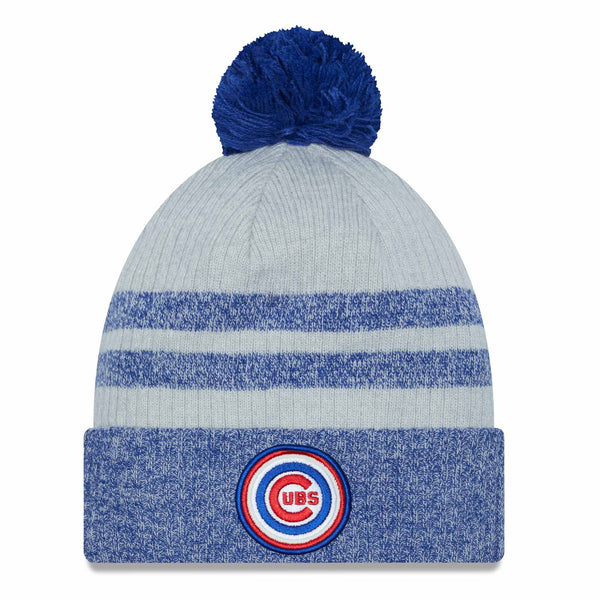 Chicago Cubs Patch Knit Hat w/ Pom