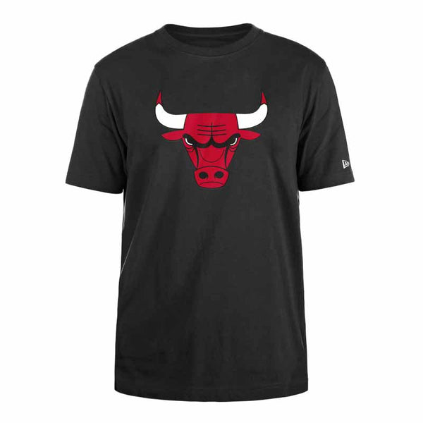 Chicago Bulls New Era Charcoal Primary Logo T-Shirt