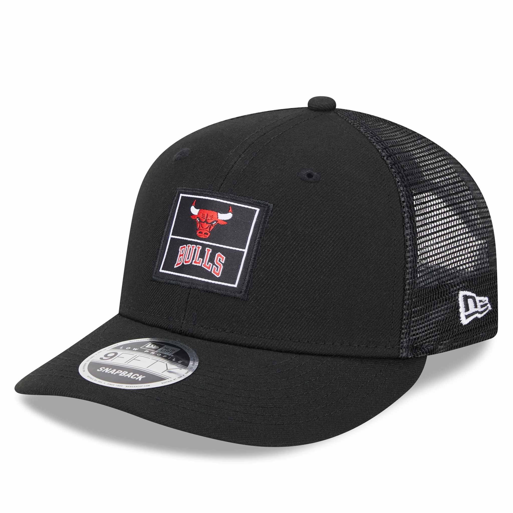 '47 Brand Chicago Bulls No Shot Captain Snapback Hat - Black Wool Blend Adjustable Cap - View #2