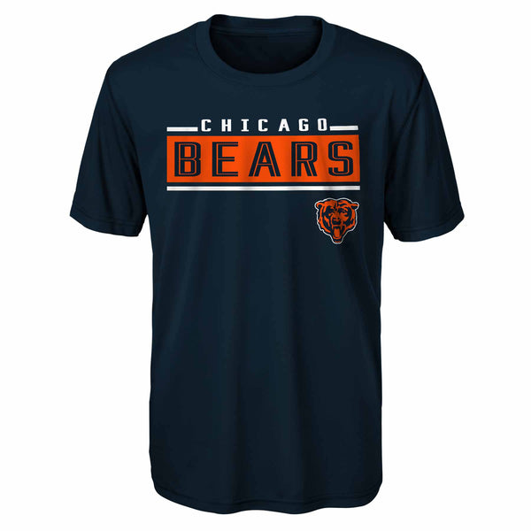 Chicago Bears Youth Amped Up Dri-Tek T-Shirt