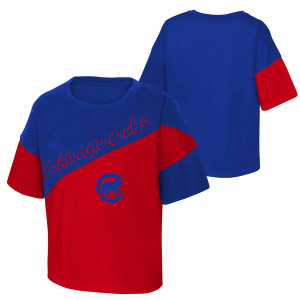 Chicago Cubs Youth Girls Power Up T-Shirt