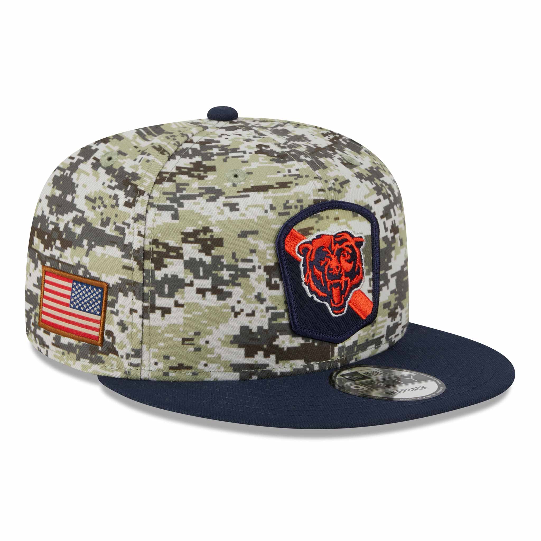 Chicago Bears 2023 Salute To Service Camouflage 9FIFTY Snapback