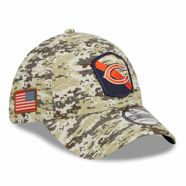 Chicago Bears 2023 Salute To Service 39THIRTY Flex Fit Cap