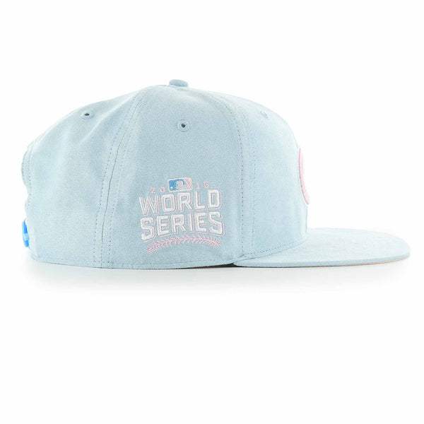 Chicago Cubs 2016 World Series Suede Captain Snapback
