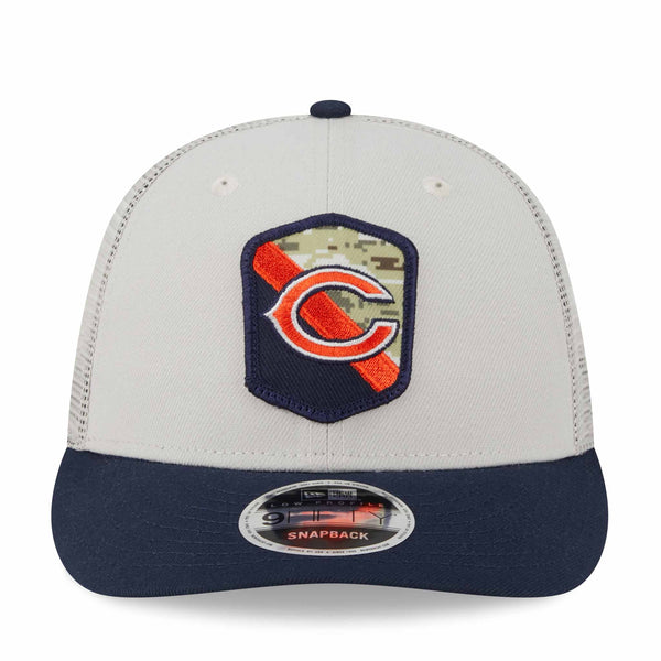 Chicago Bears 2023 Cream Salute To Service 9FIFTY Low Profile Snapback