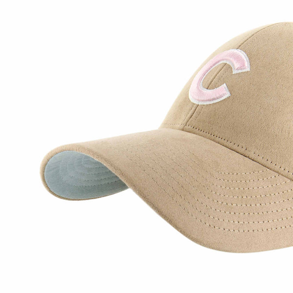 Chicago Cubs 2016 World Series Khaki Suede Captain Adjustable Cap