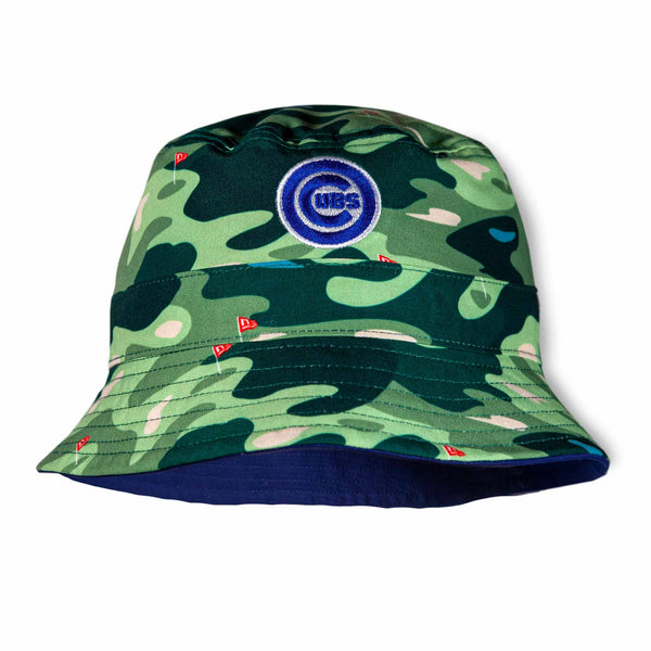 Chicago Cubs Fairway Camouflage Reversible Bucket Hat