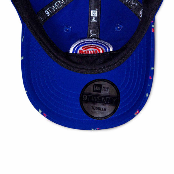 Chicago Cubs Youth Girls Royal Bloom Adjustable Cap
