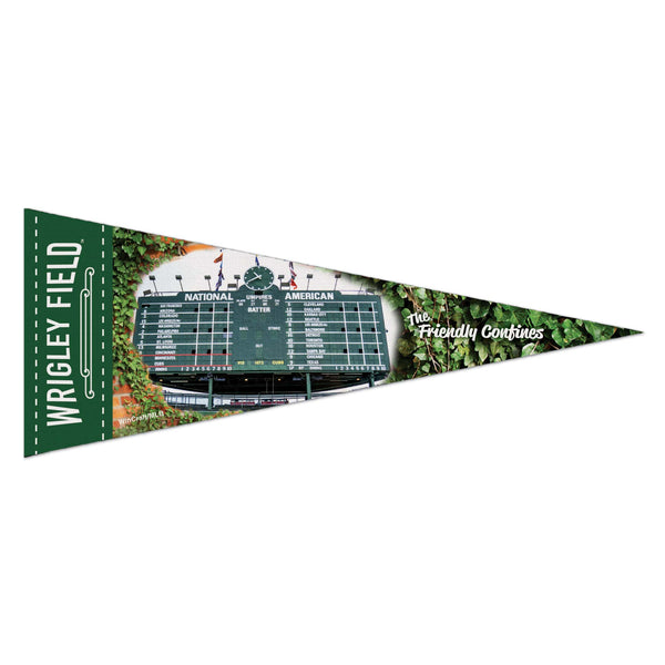 Chicago Cubs Wrigley Field Scoreboard Mini Pennant