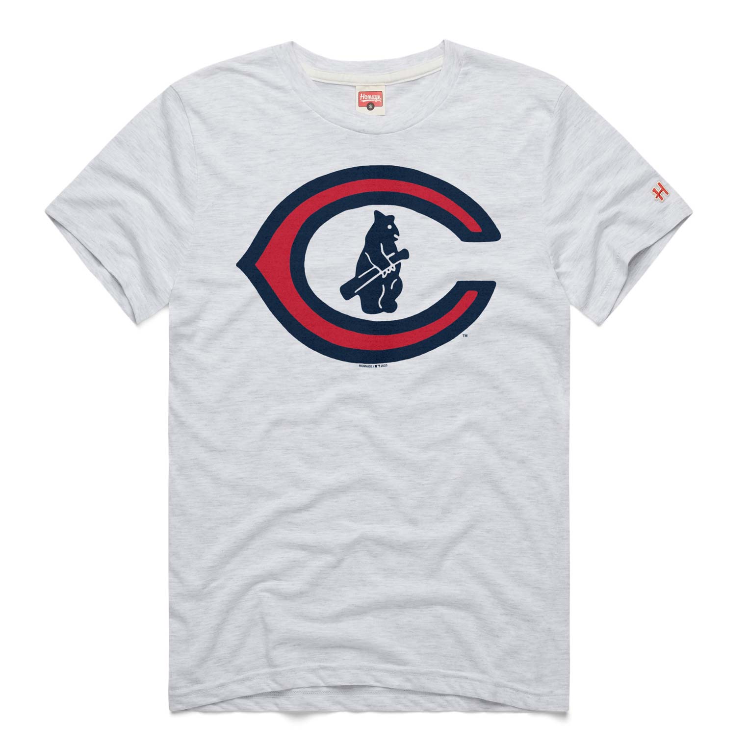 Chicago Cubs 1908 Grey Legendary Slub T-Shirt XX-Large