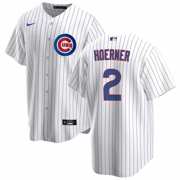 Chicago Cubs Nico Hoerner Youth Home Replica Jersey