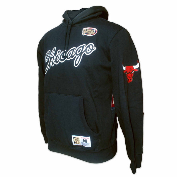 Chicago Bulls Game Time Vintage Hoodie by Mitchell and Ness