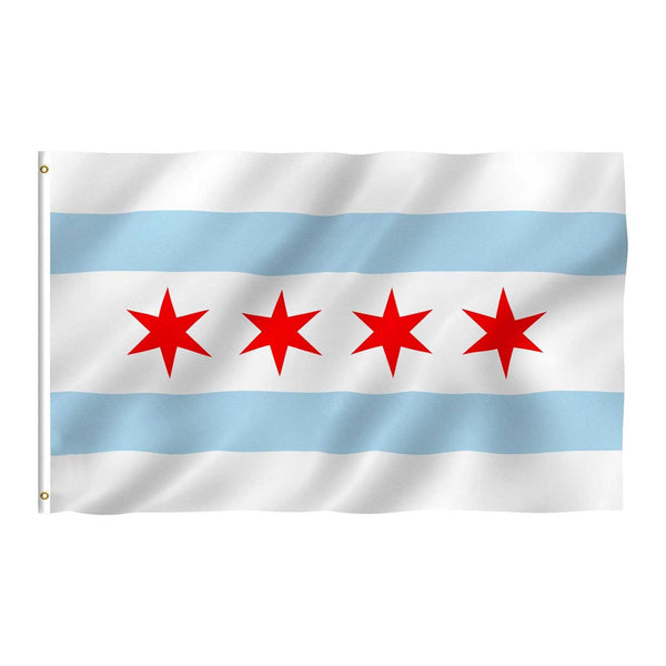 City of Chicago 3 x 5 Flag