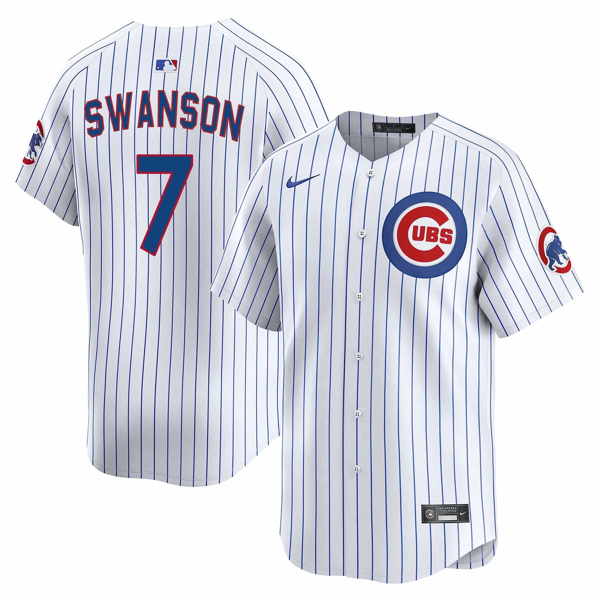 売れ筋商品|||ナイキ カットソー トップス レディース Women's Dansby Swanson White Chicago Cubs  Limited Player Jersey White Chicago Cubs Dansby Swanson Nike Home Limited Replica Jersey