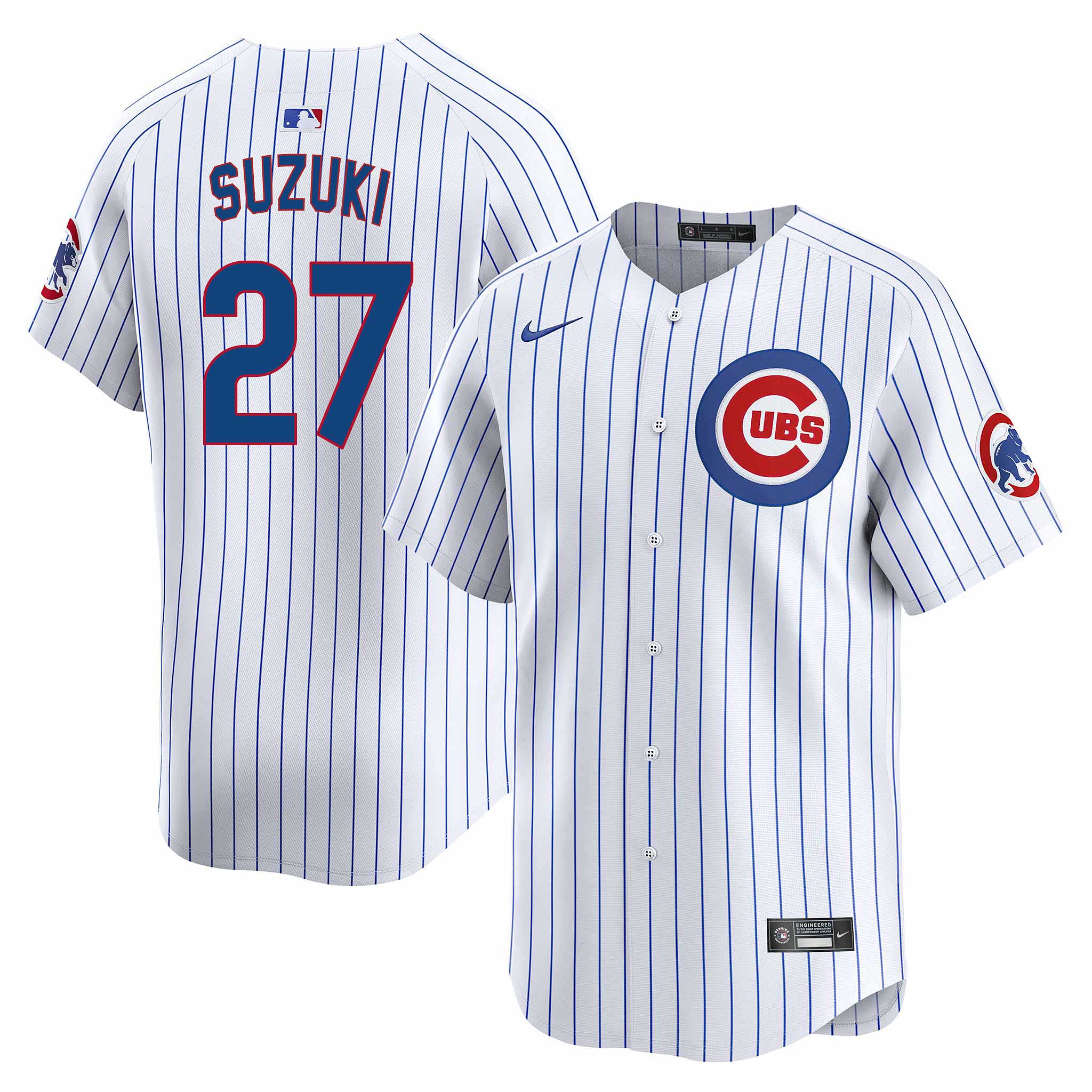 Chicago Cubs Seiya Suzuki Youth Home Nike Home Run Jersey With