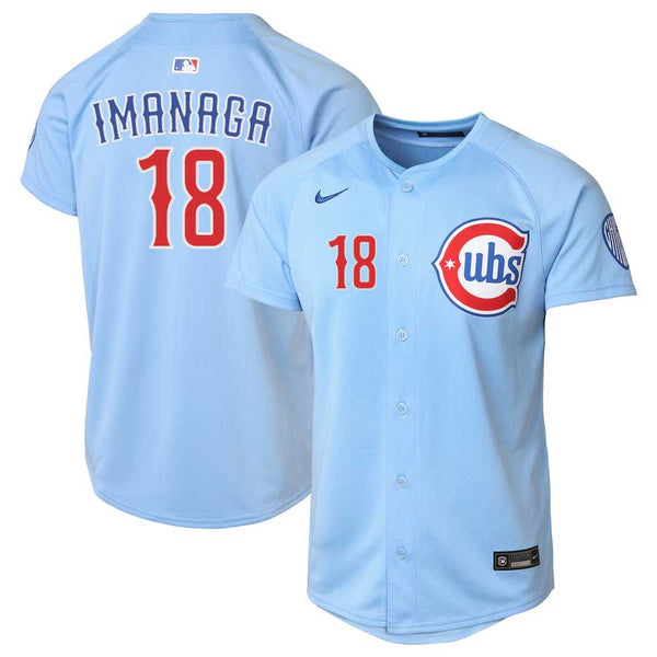Chicago Cubs Shota Imanaga Youth Blues Alternate 2 Nike Vapor Limited Jersey