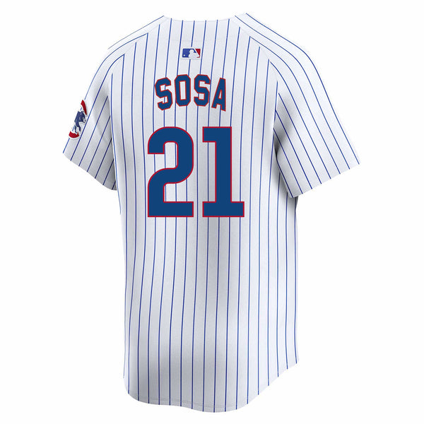 Chicago Cubs Sammy Sosa Nike Home Vapor Limited Jersey W/ Authentic Lettering